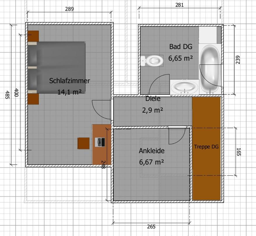 Berg Messe Dg 1Zi, K,D,B Parkplatz, W-Lan, Homeoffice Bergisch Gladbach Exterior foto